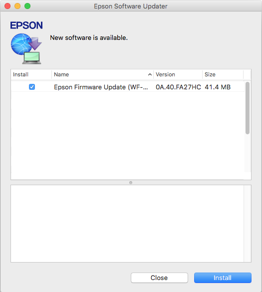 epson fax utility mac